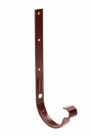 Метал. кронштейн длинный усиленный STAL, 124(120)/900 мм, цвет Темно-коричневый, Galeco